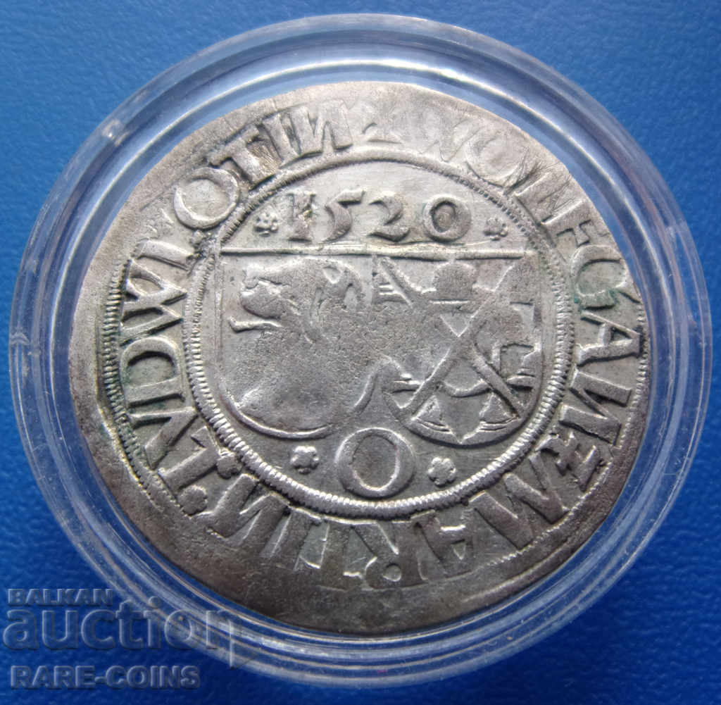 Oettingen-Wolfgang I-Martin-Ludwig XIV 1 Batzen 1520 Original cu preț € 76.69 | 149.99 BGN Oettingen-Wolfgang I-Martin-Ludwig XIV 1 Batzen 1520 Original cu preț € 76.69 | 149.99 BGN