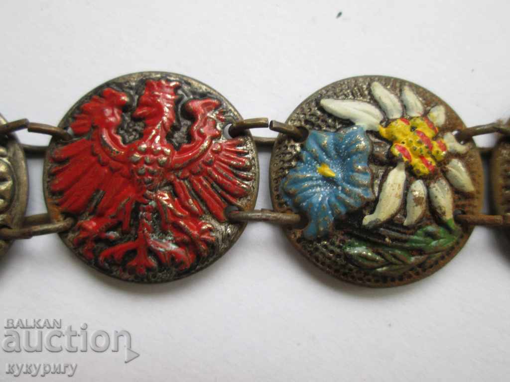 Delivery of Old antique German alpine mountaineering bracelet
