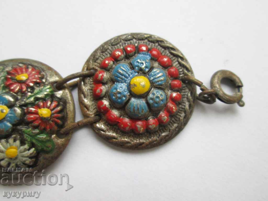 Old antique German alpine mountaineering bracelet - 5