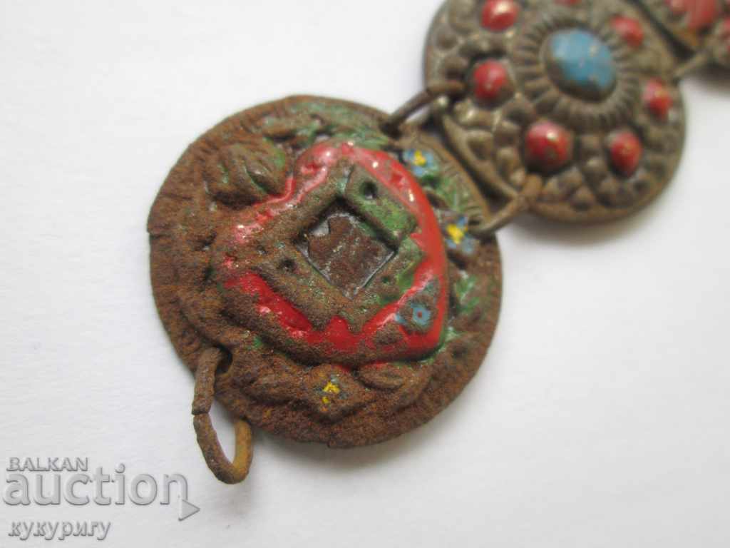 Old antique German alpine mountaineering bracelet - 6