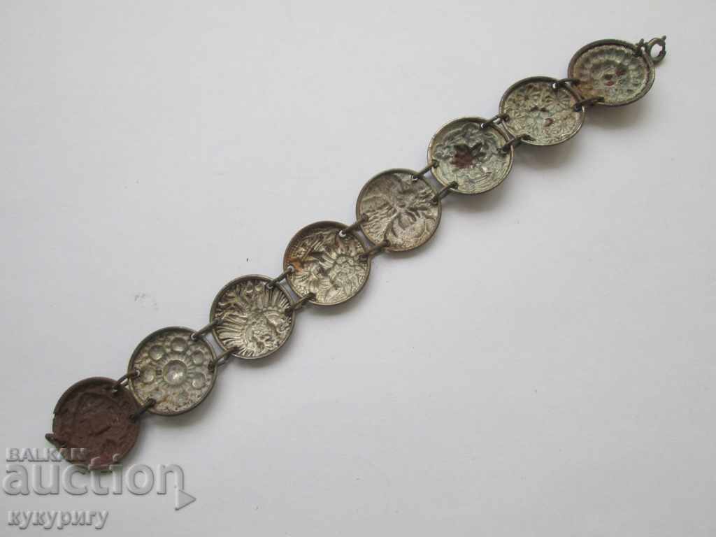 Old antique German alpine mountaineering bracelet - 7