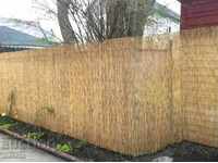 Reed covers, mats for fences, terraces, panels, hedges