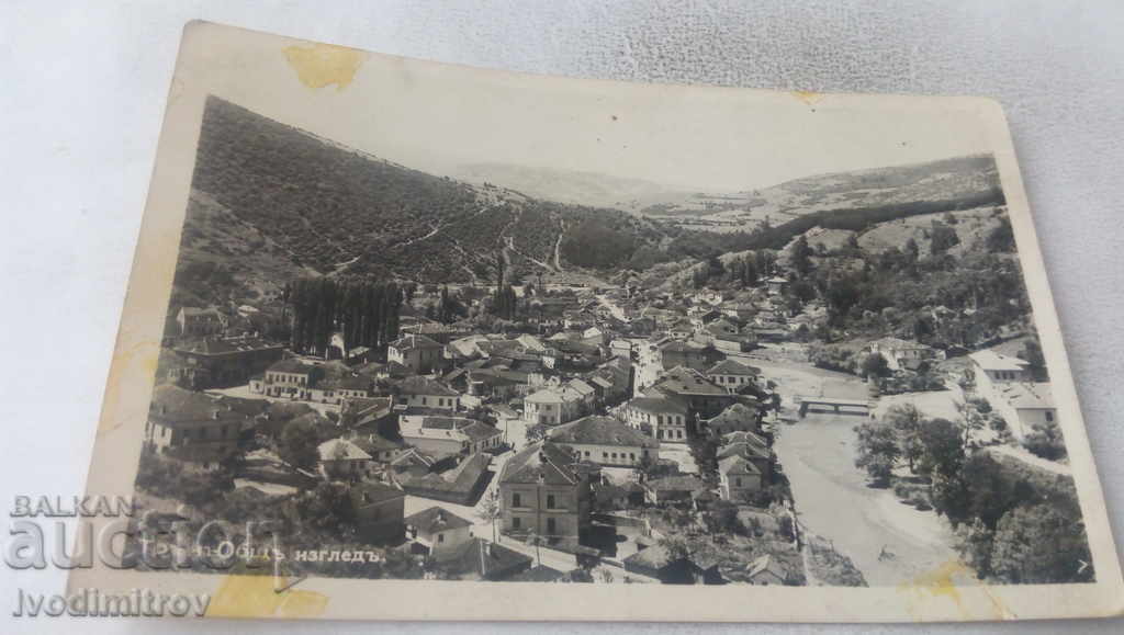 Postcard Trun General view Gr. Paskov 1940