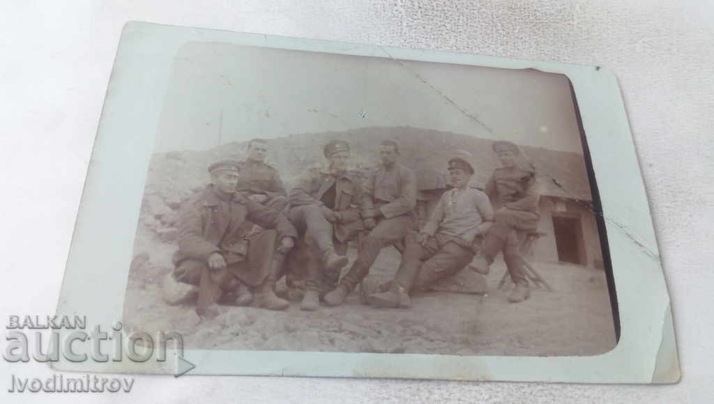 Photo Soldiers at the front World War I 1918
