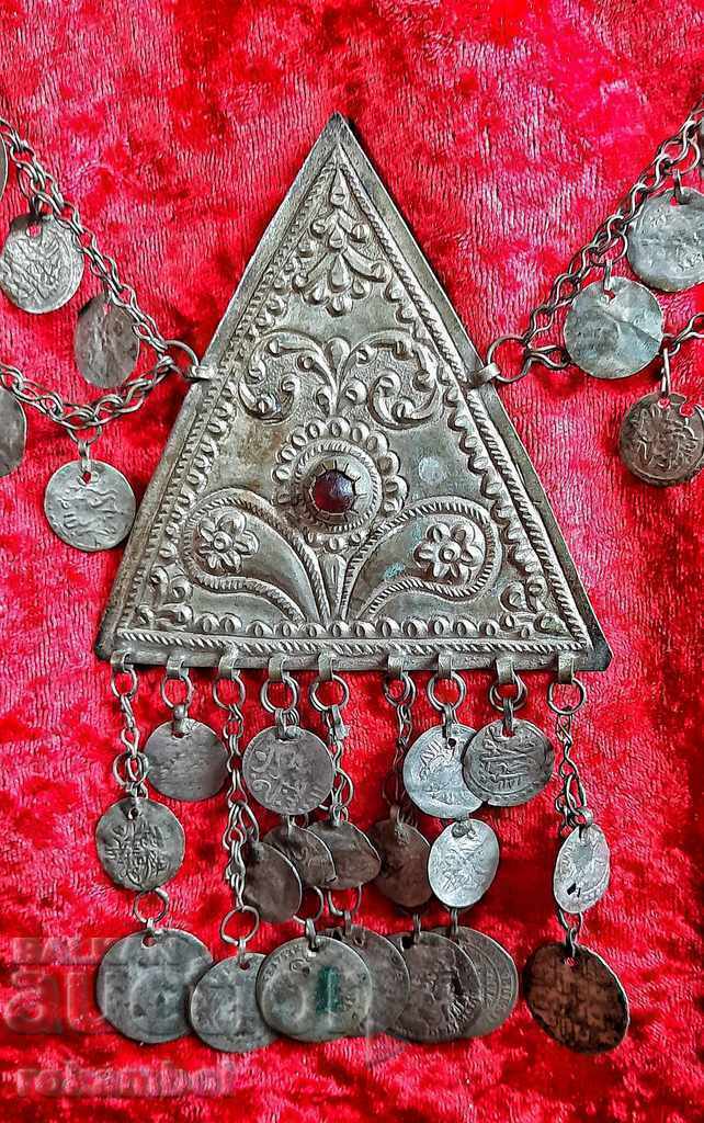 Old Macedonian silver jewelry, breastplate with price 1300.00 BGN | € 664.68 Old Macedonian silver jewelry, breastplate with price 1300.00 BGN | € 664.68