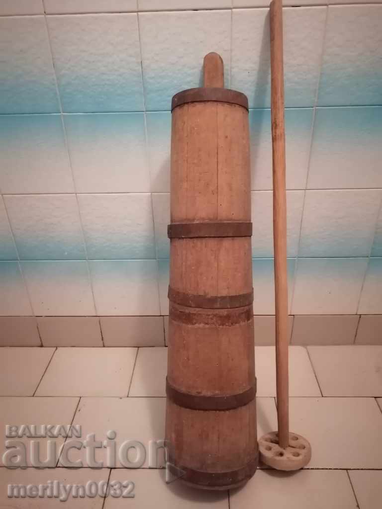 Butter churn, wood, wooden with price 82.00 BGN | € 41.93 Butter churn, wood, wooden with price 82.00 BGN | € 41.93
