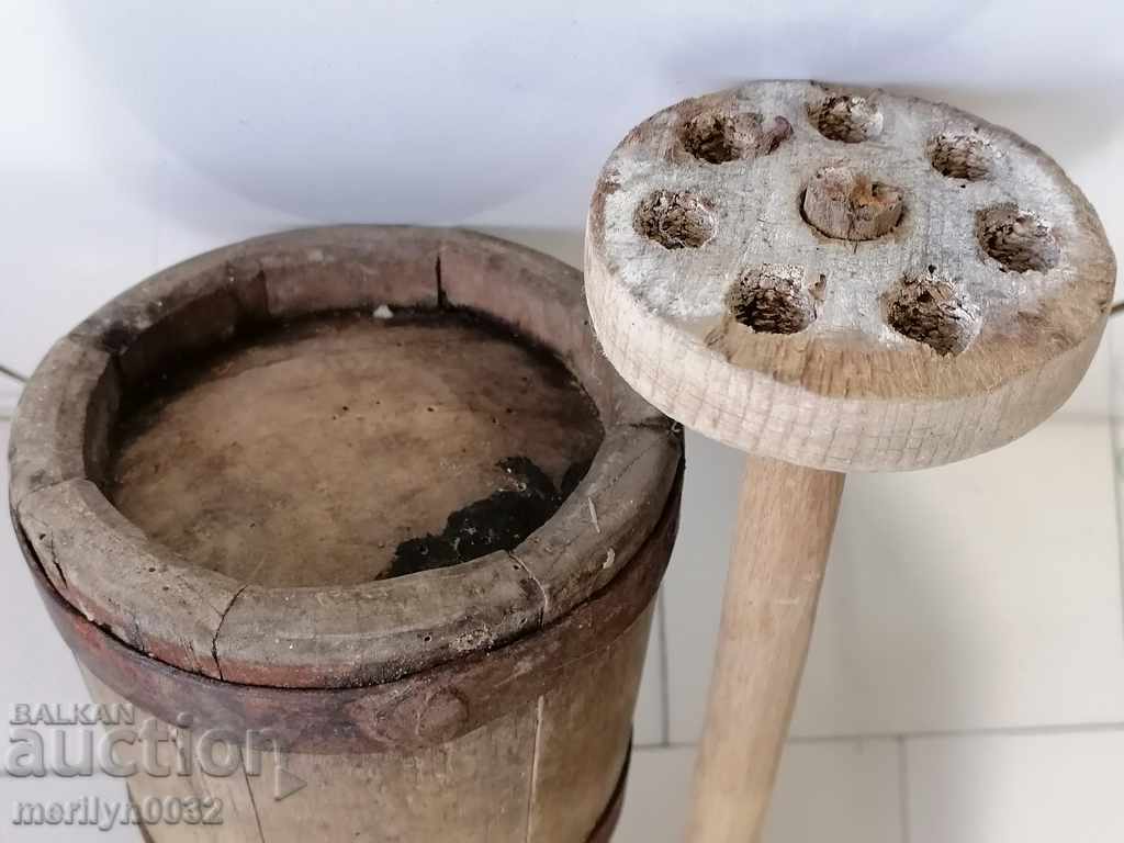 Butter churn, wood, wooden - 6 Butter churn, wood, wooden - 6