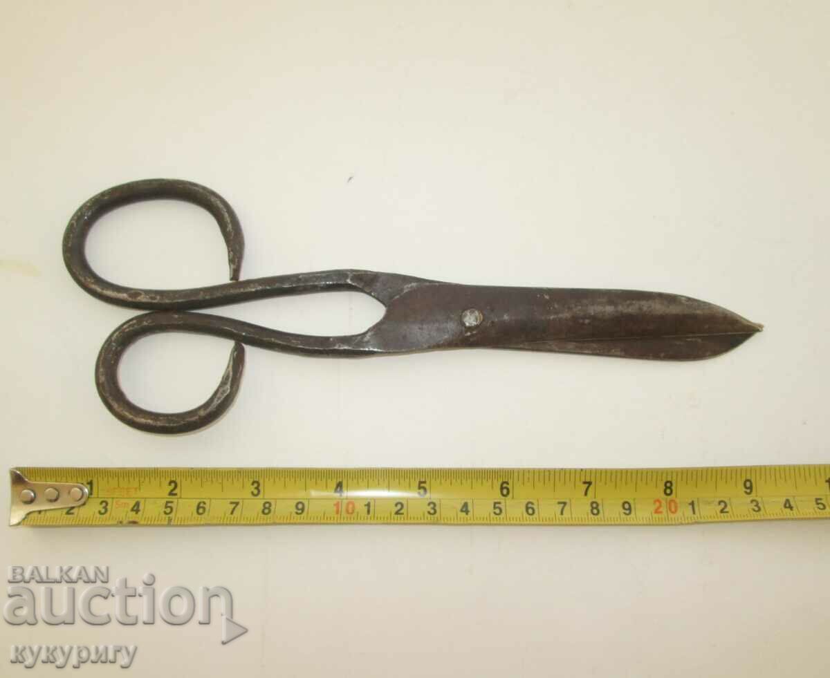 Foarfece vechi forjate marcate de maestru lucrate manual - 6 Foarfece vechi forjate marcate de maestru lucrate manual - 6