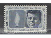 1964. USA. Memorial to President John Fitzgerald Kennedy.