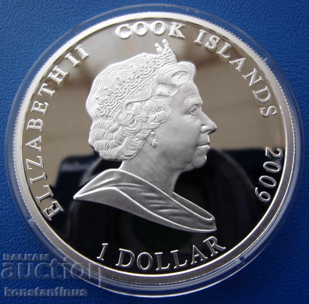 o. Cook 1 Dollar 2009 PROOF UNC Rare with price € 33.23 | 64.99 BGN