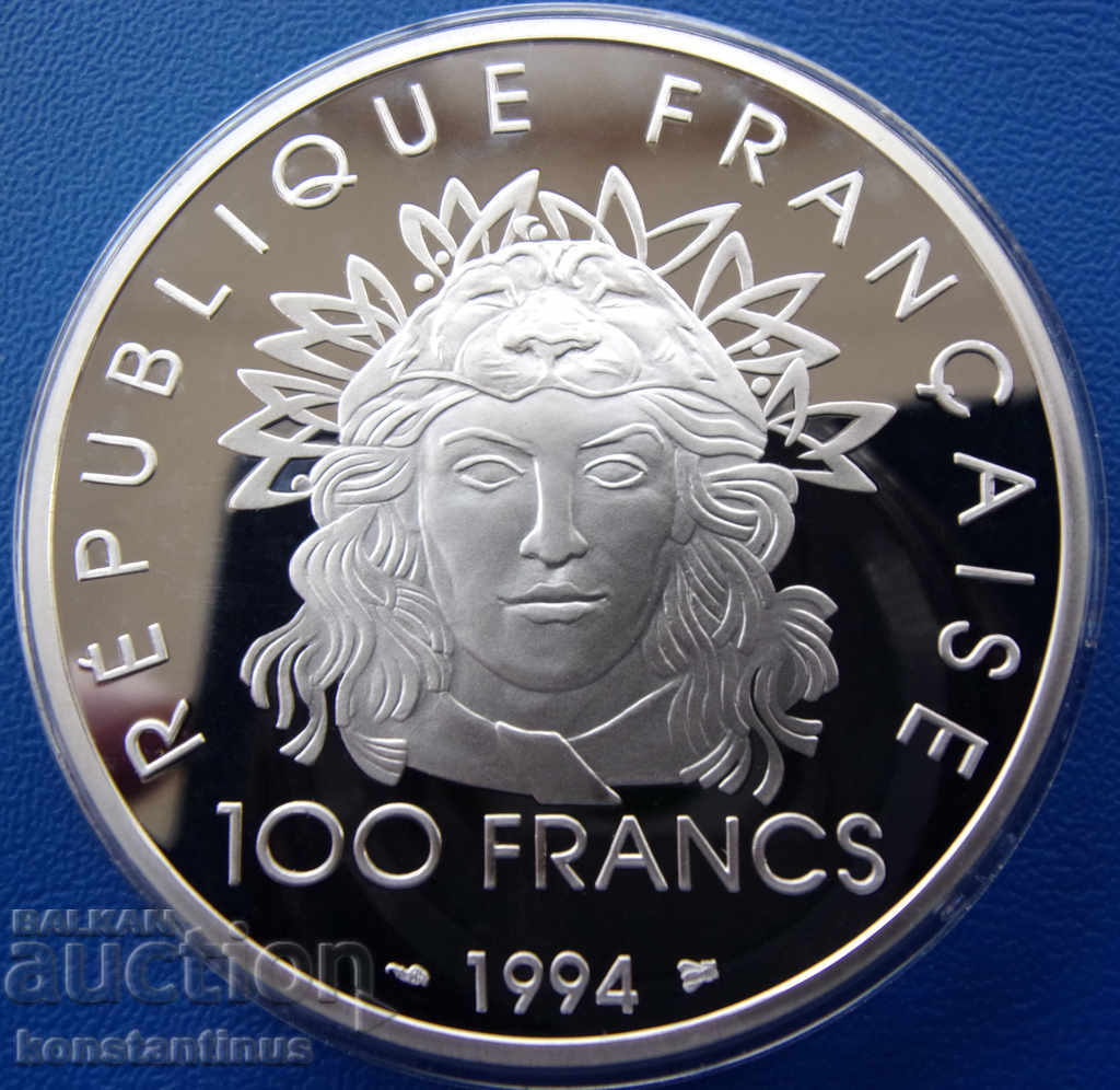 France 100 Francs 1994 1Oz. PROOF UNC Rare with price € 51.13 | 100.00 BGN