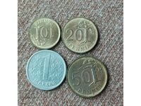 Finland set of 4 coins