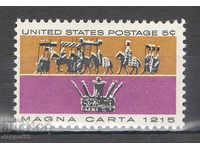 1965. SUA. Magna Carta - Marea Cartă a Libertăților.