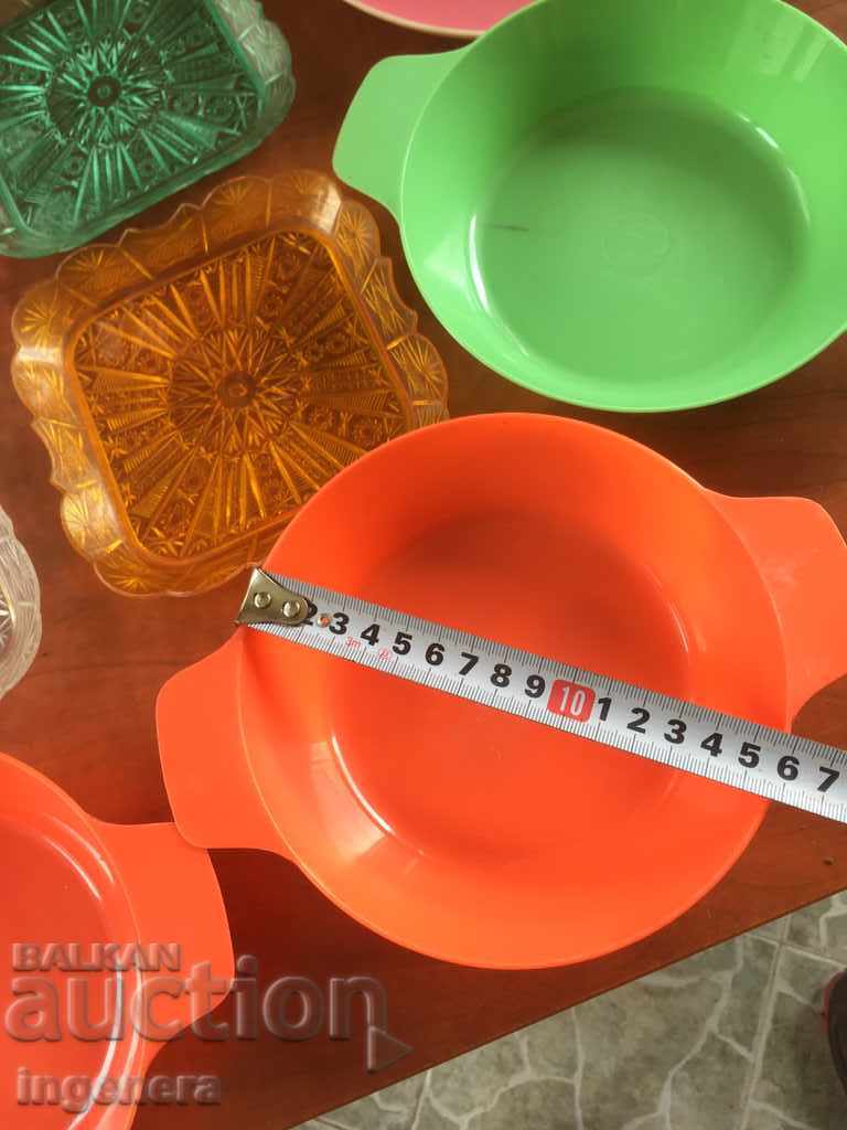 COURT UTENSILS PLATE BOWL SALATIER TOURIST PLASTIC - 7 COURT UTENSILS PLATE BOWL SALATIER TOURIST PLASTIC - 7