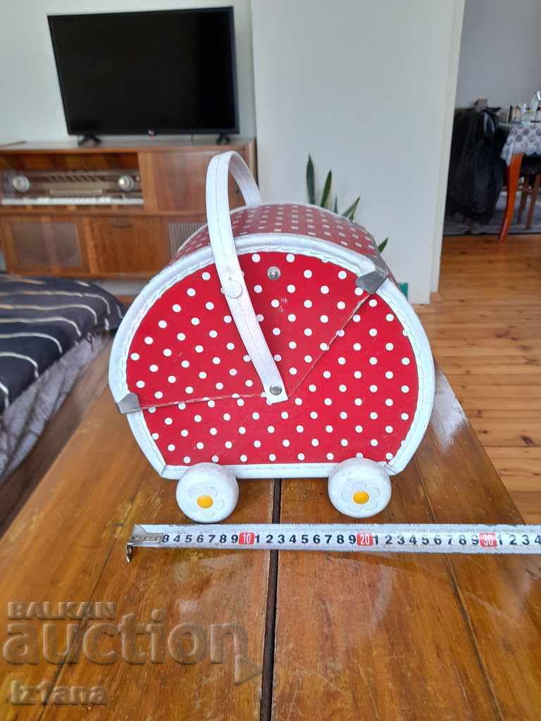Auction Old doll stroller Auction Old doll stroller