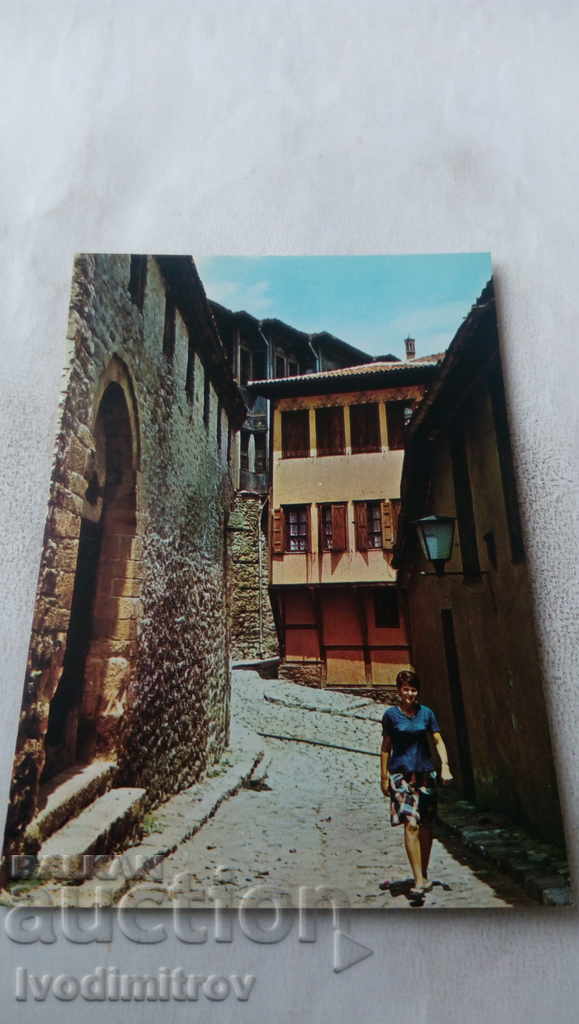 Postcard Plovdiv Old Town Steep Street