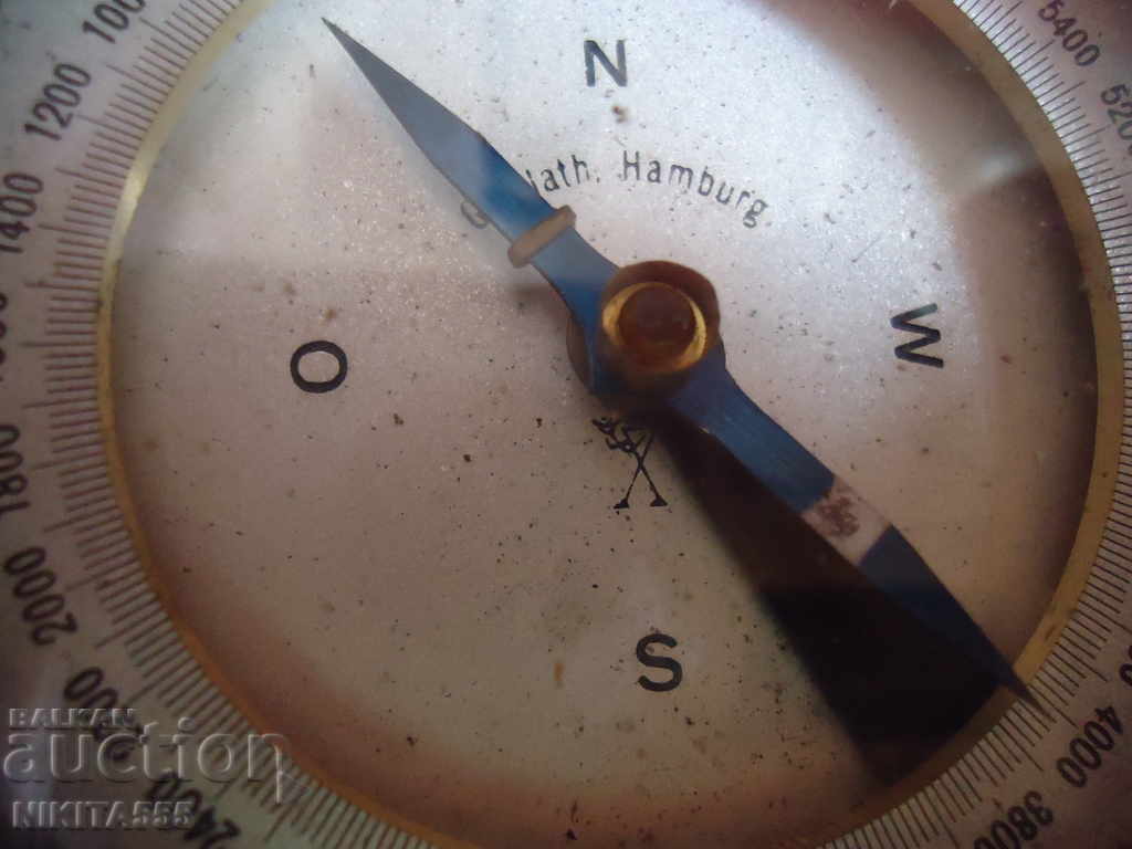 Artillery compass of C. Plath-Hamburg / Germany - WW2 - 6 Artillery compass of C. Plath-Hamburg / Germany - WW2 - 6