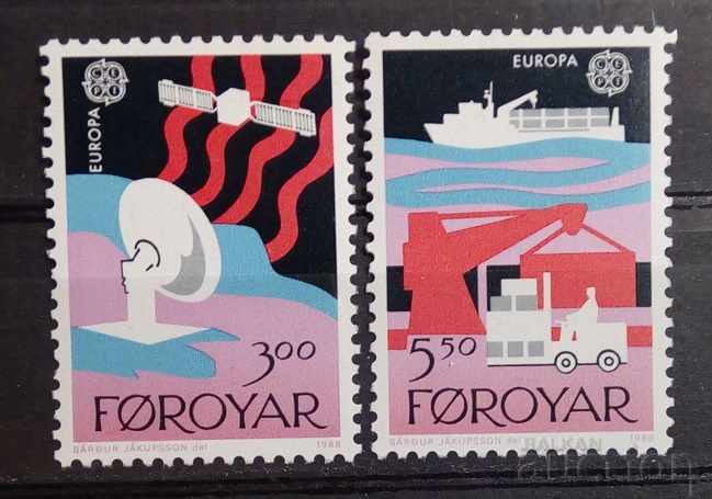 Faroe Islands 1988 Europe CEPT Ships MNH