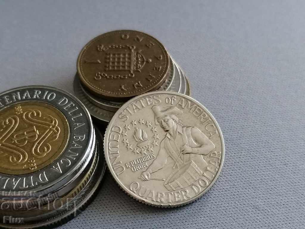 Monedă - SUA - 1/4 (sfert) dolar 1976