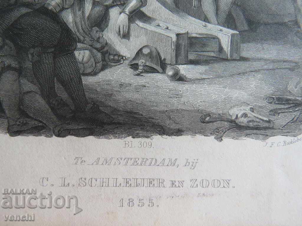 Auction 1855 - ENGRAVING - WAR - ORIGINAL + Auction 1855 - ENGRAVING - WAR - ORIGINAL +