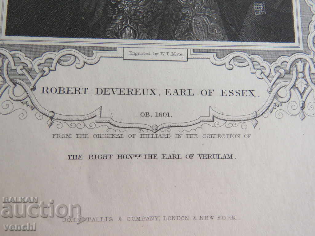 Livrarea 1835 - GRAVURĂ - Robert Devereux - ORIGINAL + Livrarea 1835 - GRAVURĂ - Robert Devereux - ORIGINAL +