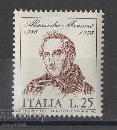 1973. Italia. Se împlinesc 100 de ani de la moartea lui Manzoni.