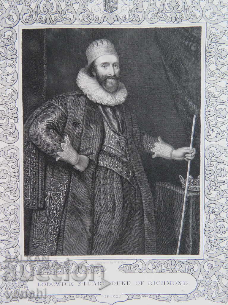 1835 - ΧΑΡΑΚΤΙΚΟ - Λουδοβίκος Στιούαρτ - ΠΡΩΤΟΤΥΠΟ +