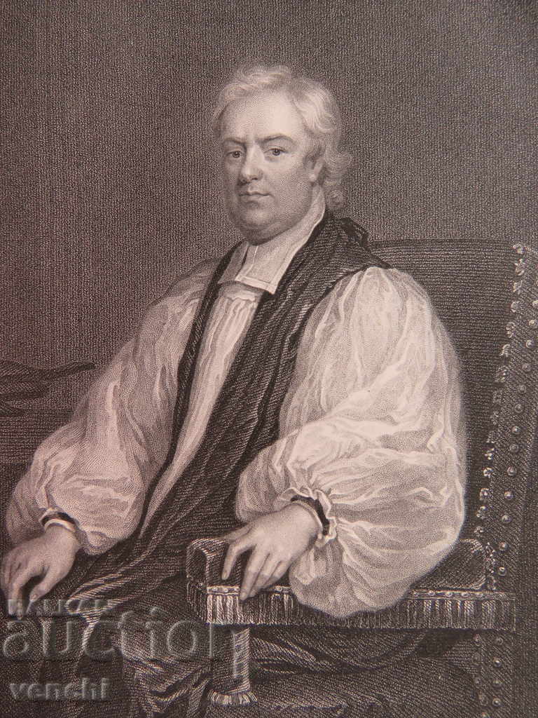 Auction 1869 - ENGRAVING - John Tilotson - ORIGINAL Auction 1869 - ENGRAVING - John Tilotson - ORIGINAL