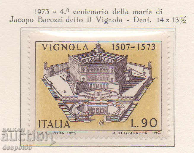 1973. Italy. 400th anniversary of Barozi's death.