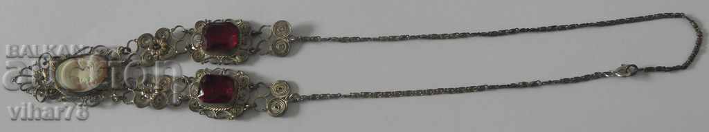 OLD CAMELIA NECKLACE - 5