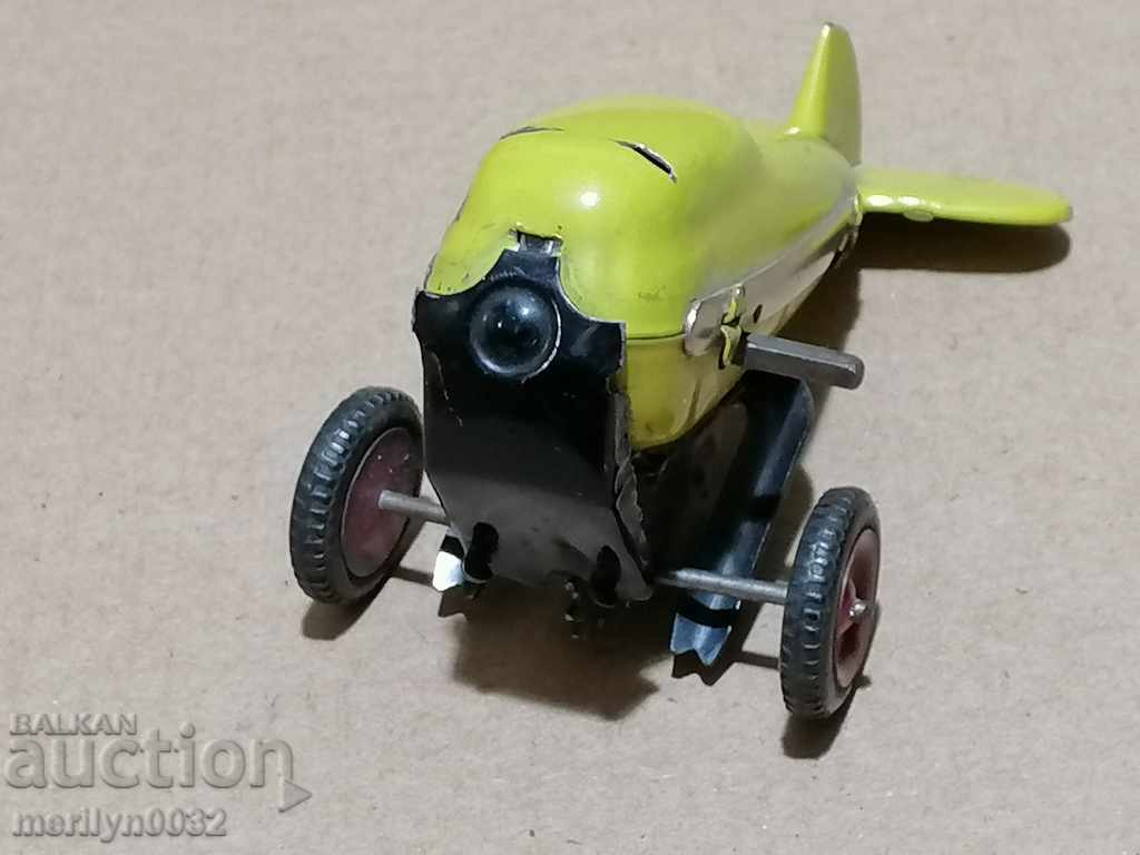 Auction Children's tin toy airplane airplane Auction Children's tin toy airplane airplane