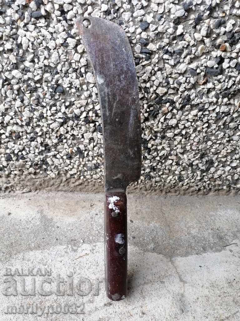 Auction  Old wrought iron chopper chopper ax blade wrought iron blade