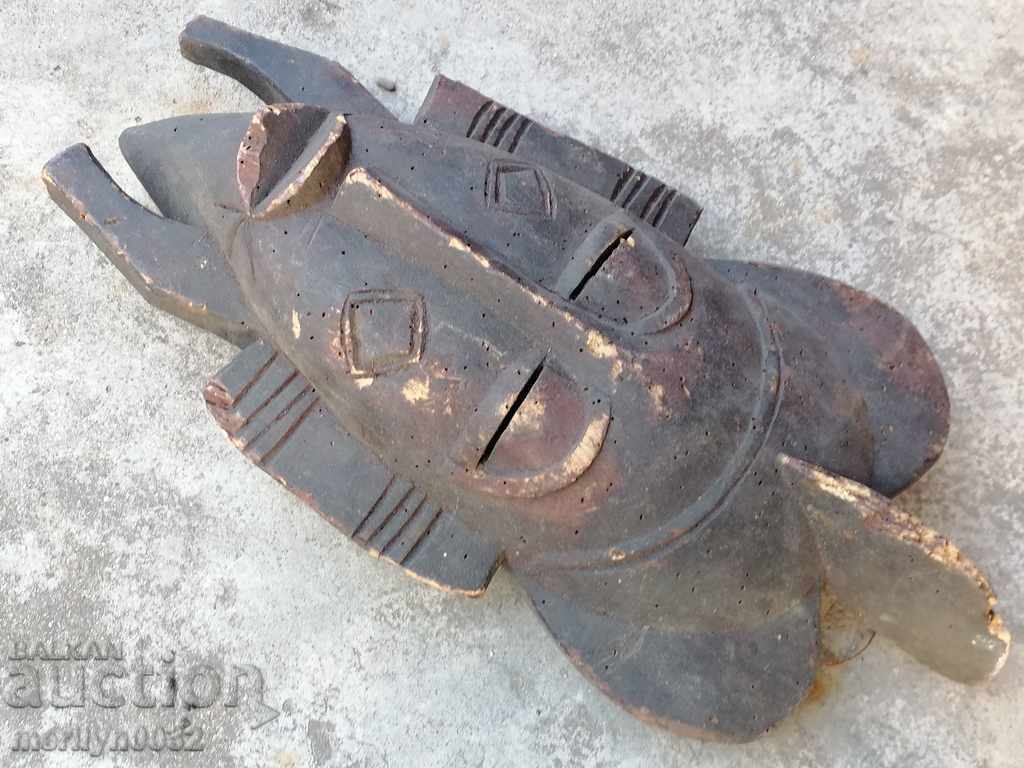 Very old African mask carving interior beauty - 5
