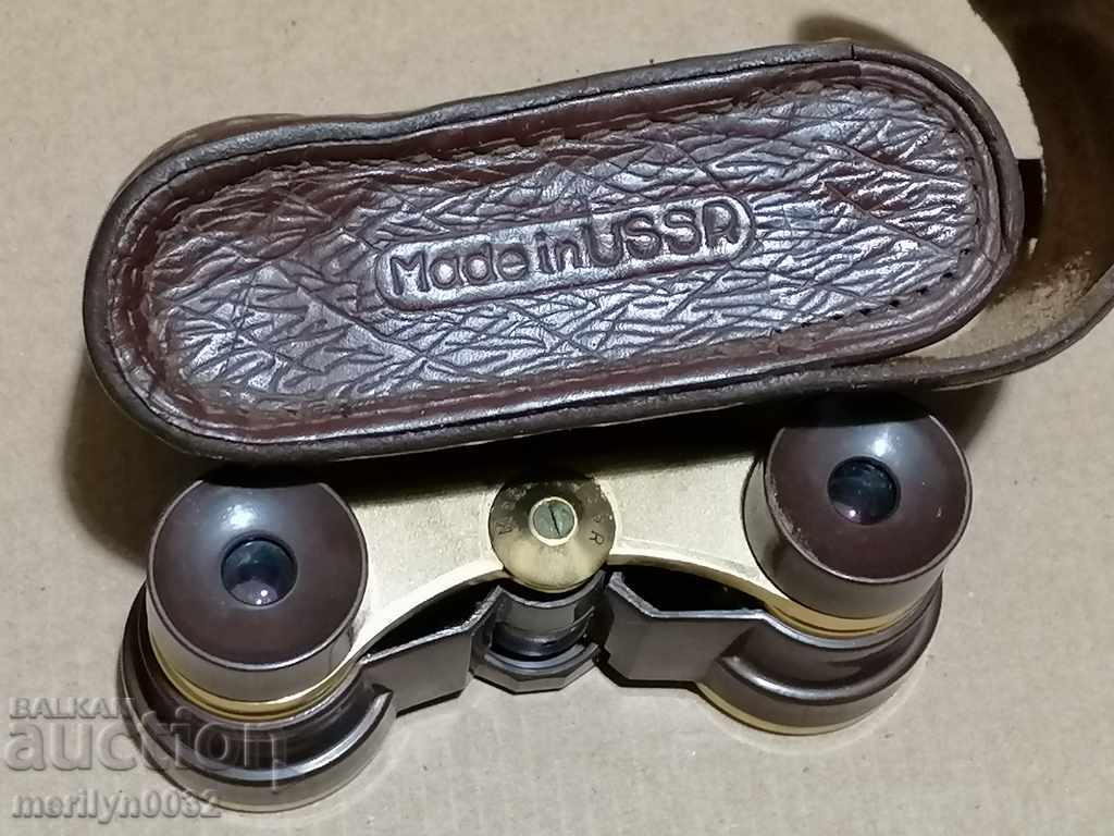 Old theatrical binoculars USSR binoculars, magnifying glass - 6
