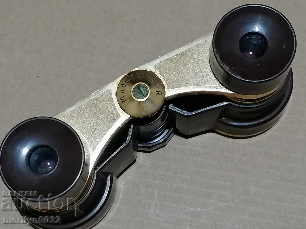 Old theatrical binoculars USSR binoculars, magnifying glass - 7