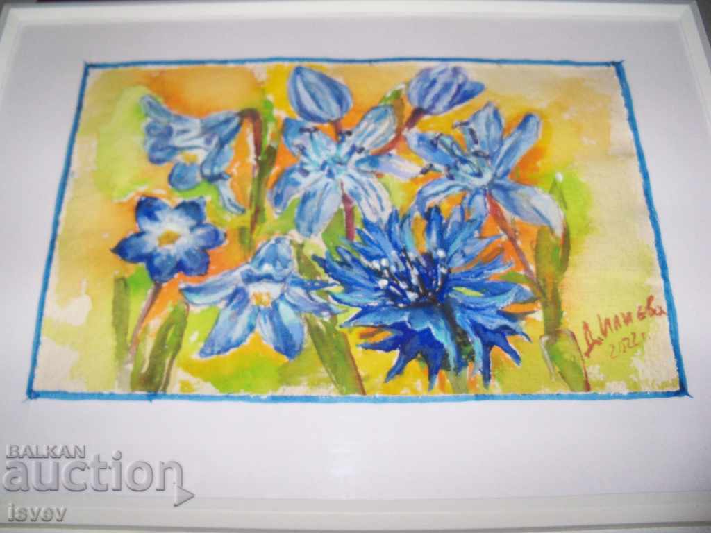 Licitație Acuarelă „Sinchets” în glugă. Desislava Ilieva Licitație Acuarelă „Sinchets” în glugă. Desislava Ilieva