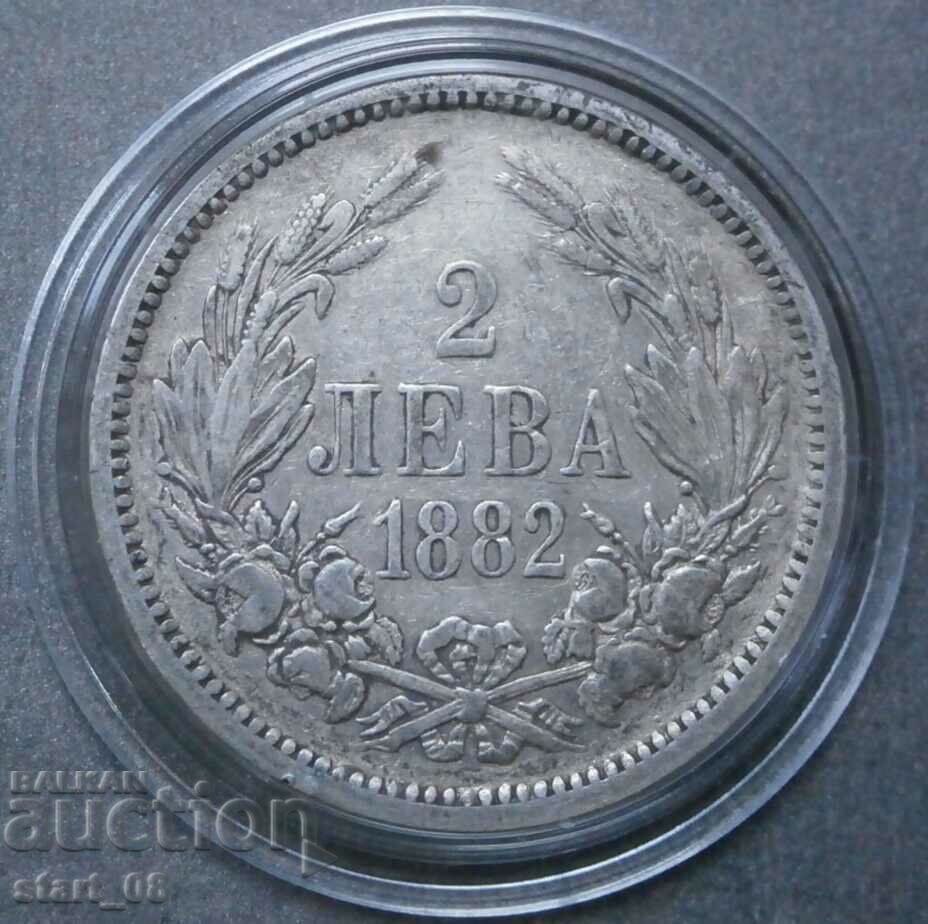 2 лева 1882