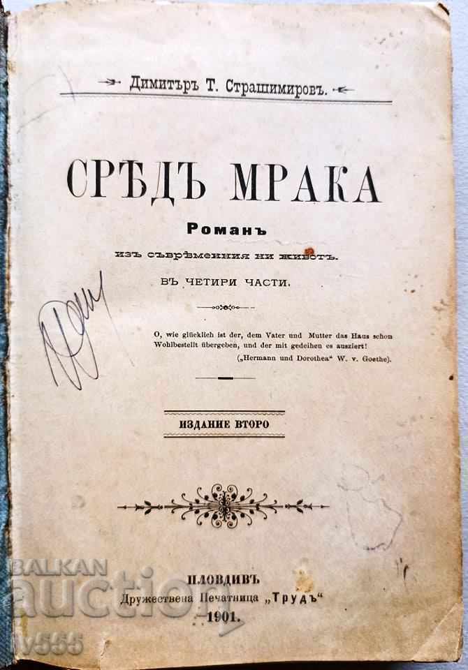 VAND O CARTE VECHE RARĂ „ÎN MIJLOCUL ÎNTUNERCULUI” - D. STRASHIMIROV 1901