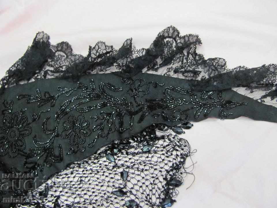 Auction 19th century Women's Cloak hand embroidery with beads Auction 19th century Women's Cloak hand embroidery with beads