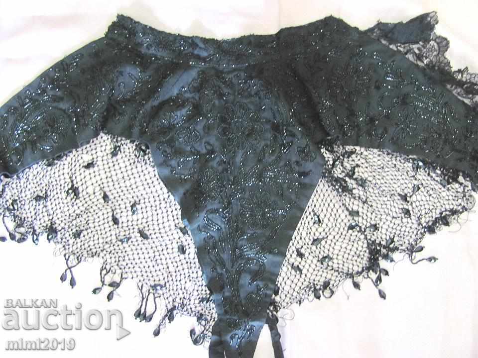 19th century Women's Cloak hand embroidery with beads - 6 19th century Women's Cloak hand embroidery with beads - 6