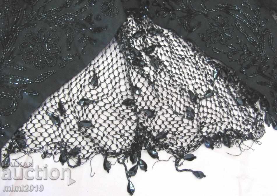 19th century Women's Cloak hand embroidery with beads - 7 19th century Women's Cloak hand embroidery with beads - 7