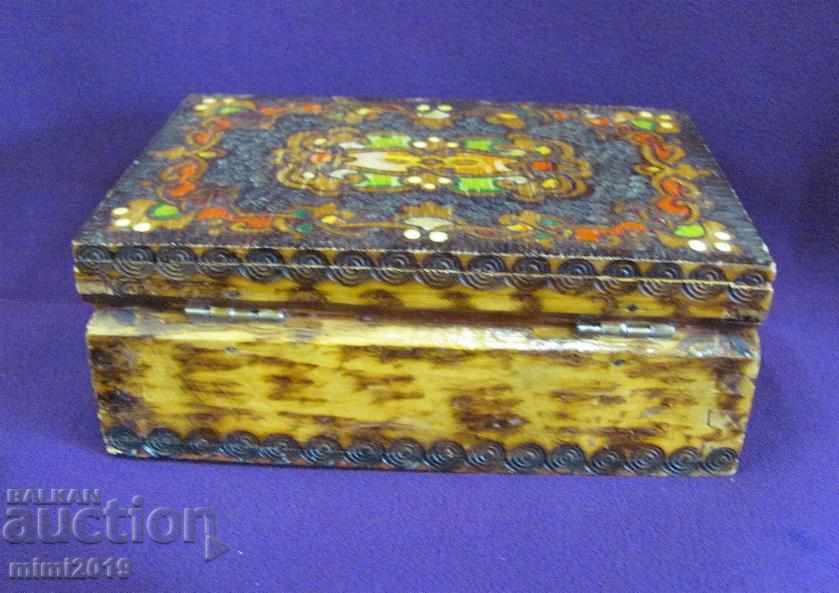 Vintage Wooden Jewelry Box - 6 Vintage Wooden Jewelry Box - 6