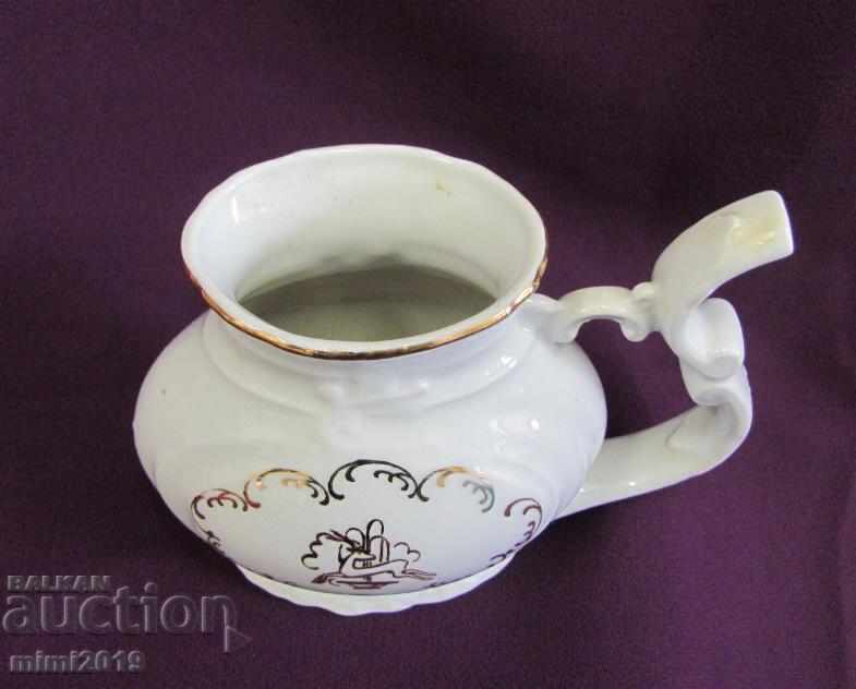 Vinci Porcelain Feeder Czechoslovakia Marked - 6 Vinci Porcelain Feeder Czechoslovakia Marked - 6