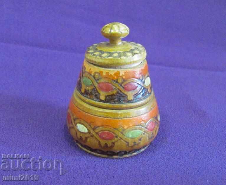 Vintage Folk Art Wooden Mini Souvenirs - 6