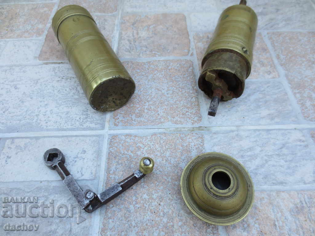 Old Ottoman bronze grinder for coffee grinder tugra TUGRI - 5