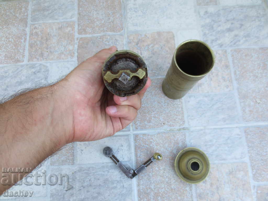 Old Ottoman bronze grinder for coffee grinder tugra TUGRI - 6