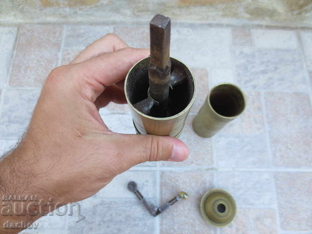 Old Ottoman bronze grinder for coffee grinder tugra TUGRI - 7