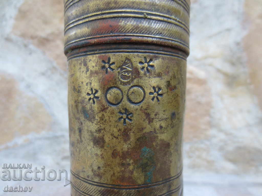 Auction  Old Ottoman bronze grinder for coffee grinder tugra TUGRI