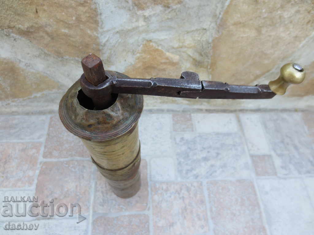 Old Ottoman bronze grinder for coffee grinder tugra TUGRI - 5