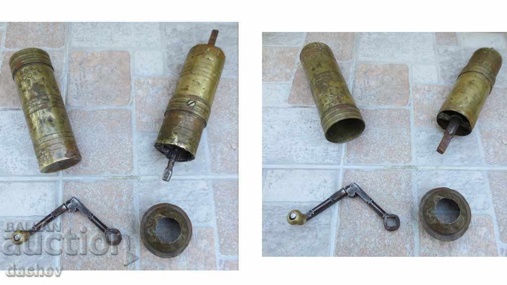 Old Ottoman bronze grinder for coffee grinder tugra TUGRI - 6